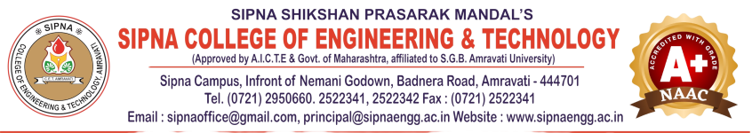 Logo of Sipna College of Engineering &amp; Technology Amravati